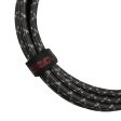 WB-201 BFG-20 BT Kirlin 20 Foot Premium Plus Woven Instrument   Guitar Cable - Woven Charcoal Gray on Sale