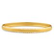 9ct Radiant Yellow Gold Silver Filled Bangle Hot on Sale