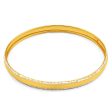 9ct Radiant Yellow Gold Silver Filled Bangle Hot on Sale