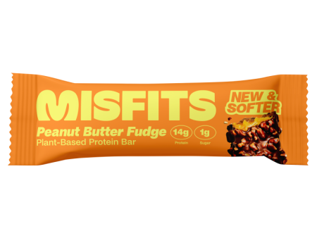 Misfits - Barrita de Proteina con Mantequilla de Cacahuete (Peanut Butter) on Sale