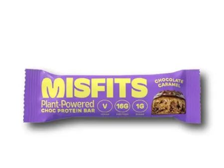 Misfits - Barrita de Proteina de Chocolate con Caramelo (Caramel Fudge) Cheap