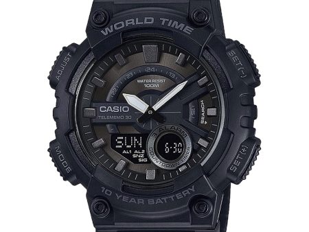 Casio AEQ110W1BV World Time Watch For Cheap