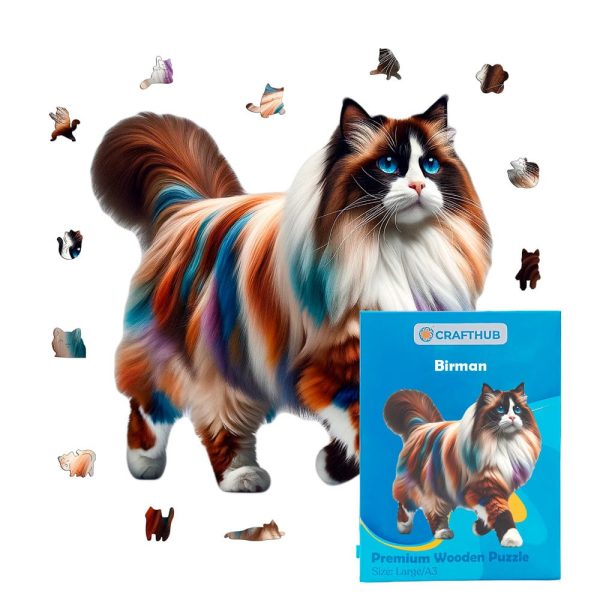 Birman Cat - Jigsaw Puzzle For Sale