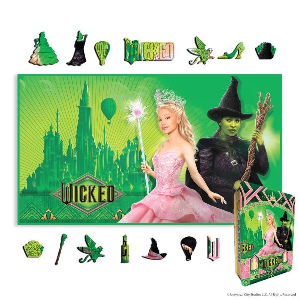 Wicked Welcome To Oz - Wooden Jigsaw Puzzle For Cheap