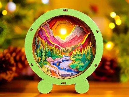 Forest Sunset - 3D Puzzle Night Lamp Supply