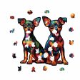 Twin Miniature Pinscher Dog - Jigsaw Puzzle Online Sale