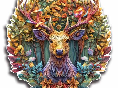 Vibrant Deer - Jigsaw Puzzle For Discount