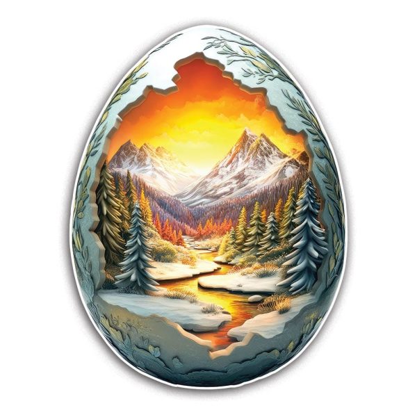 Snowy Egg - Jigsaw Puzzle For Sale