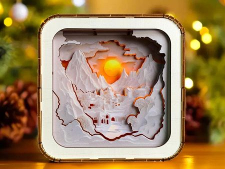 Snowy Coast - 3D Puzzle Night Lamp For Discount