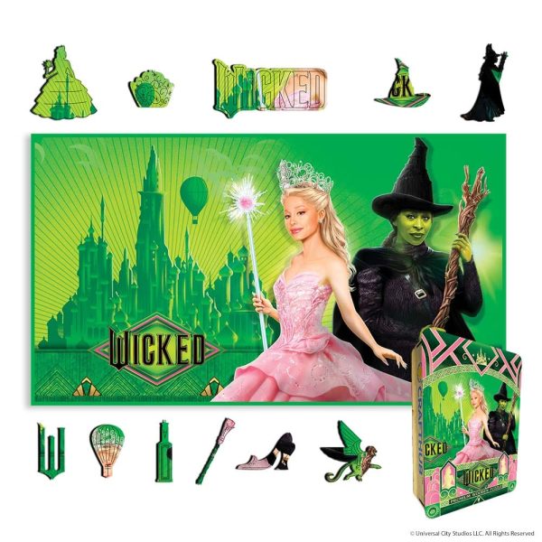 Wicked Welcome To Oz - Wooden Jigsaw Puzzle For Cheap