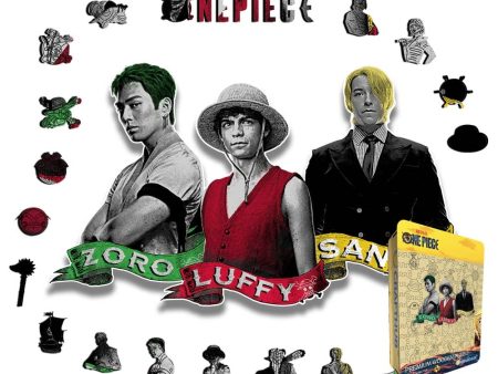 Zoro, Luffy and Sanji - Wooden Jigsaw Puzzle Hot on Sale