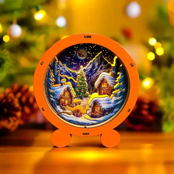 Christmas Village - 3D Puzzle Night Lamp Online Hot Sale