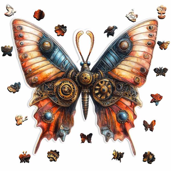 Mechanical Butterfly - Jigsaw Puzzle Online now