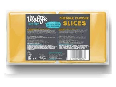 Violife - Lonchas Estilo Queso Cheddar Vegano (500g) Online Hot Sale