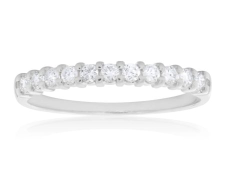 18ct White Gold Ring With 0.25 Carats Of Diamonds Online