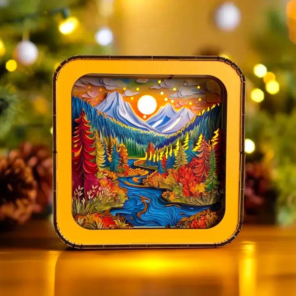 Vibrant Forest - 3D Puzzle Night Lamp Online Sale