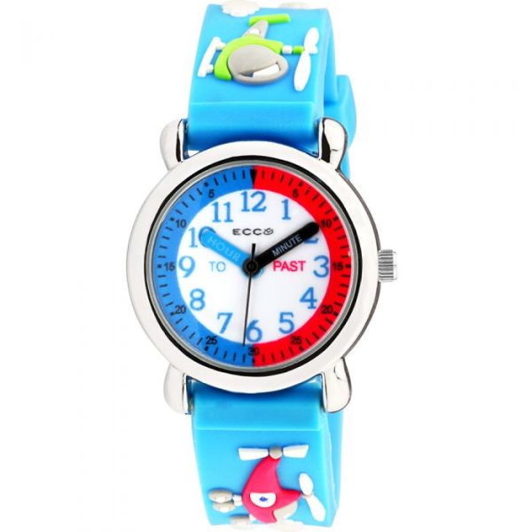 ECC Kids Helicopter Blue Strap Watch Fashion