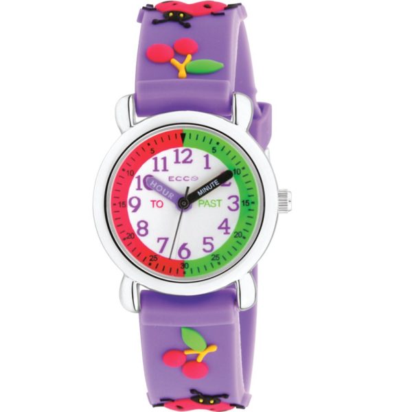 ECC Purple Beetles Strap Kids Watch Hot on Sale