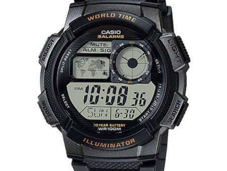 Casio AE1000W-1A World Time Watch Online Hot Sale