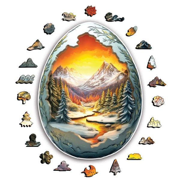 Snowy Egg - Jigsaw Puzzle For Sale