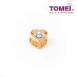 TOMEI Ornately Stellar Aureate Heart Masterpiece Charm, Yellow Gold 916 (TM-PT138-2C) Sale