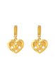 TOMEI X XIFU  Wofen-Hearted Earrings, Yellow Gold 999 Online