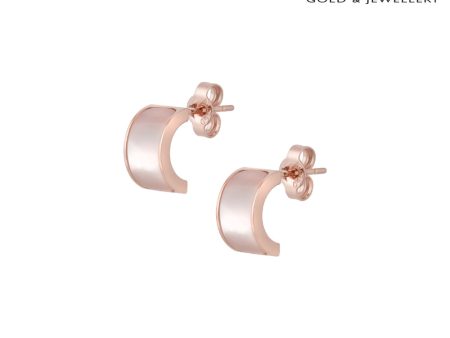 TOMEI Rouge Collection Nacre Enchanting Earrings, Rose Gold 750 For Cheap