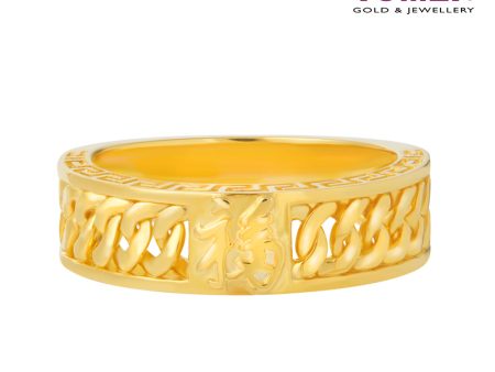 TOMEI Ring Of Blessful, Yellow Gold 916 Hot on Sale