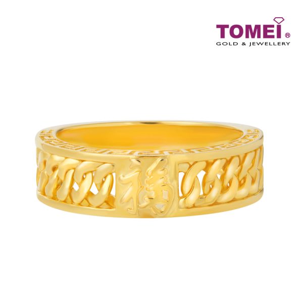 TOMEI Ring Of Blessful, Yellow Gold 916 Hot on Sale