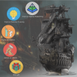 Flying Dutchman Pirate Ship 3D Metal Puzzle Online