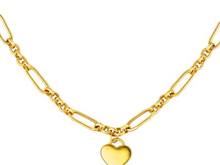 TOMEI Lusso Italia Love Necklace, Yellow Gold 916 Online Hot Sale