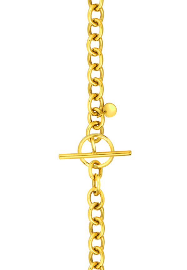 TOMEI Lusso Italia Linking Chain Bracelet, Yellow Gold 916 For Sale