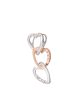 TOMEI Triple Linked Hearts Pendant Set, White Gold Online