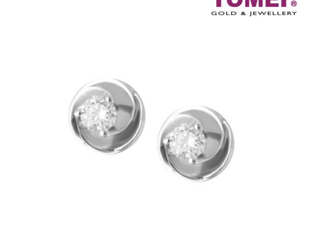 TOMEI Roanna Earrings, Diamond White Gold 750 (SH-FE0079) Hot on Sale