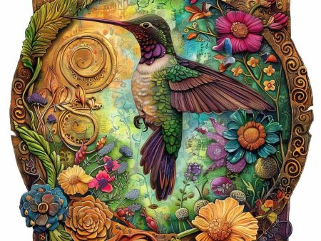 Vibrant Blossom Hummingbird - Jigsaw Puzzle Online Hot Sale