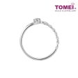 TOMEI Love Joins Us Together Ring, White Gold 585 For Cheap