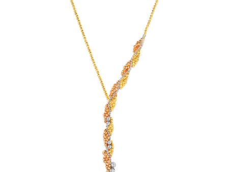 TOMEI Lusso Italia Bunches Of Bead Necklace, Yellow Gold 916 Supply