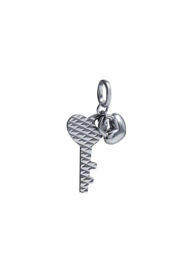 TOMEI Unlock Your Heart Pendant, White Gold 585 Online