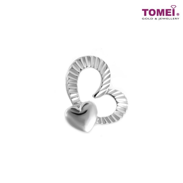 TOMEI Lovingly Romantic Vibes of Affection Pendant, White Gold 585 Fashion