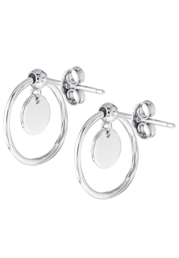 TOMEI Snowy Snowball Earrings, White Gold 585 Hot on Sale