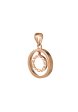 TOMEI Rouge Collection Dwi-Circle Pendant, Rose Gold 750 on Sale