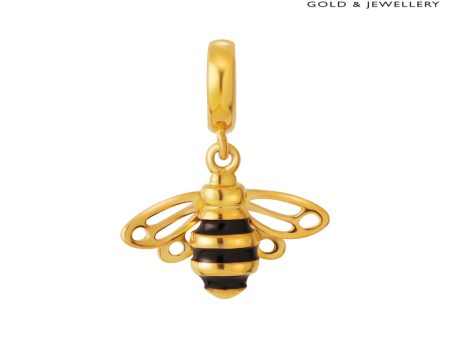 TOMEI Beez Charm, Yellow Gold 916 (TM-YG1037P-EC) For Cheap