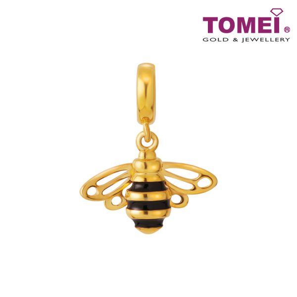 TOMEI Beez Charm, Yellow Gold 916 (TM-YG1037P-EC) For Cheap