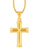 TOMEI Lusso Italia Cross Pendant, Yellow Gold 916 Discount