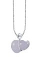 TOMEI Purple Jade Gourd Pendant, White Gold 750 For Discount