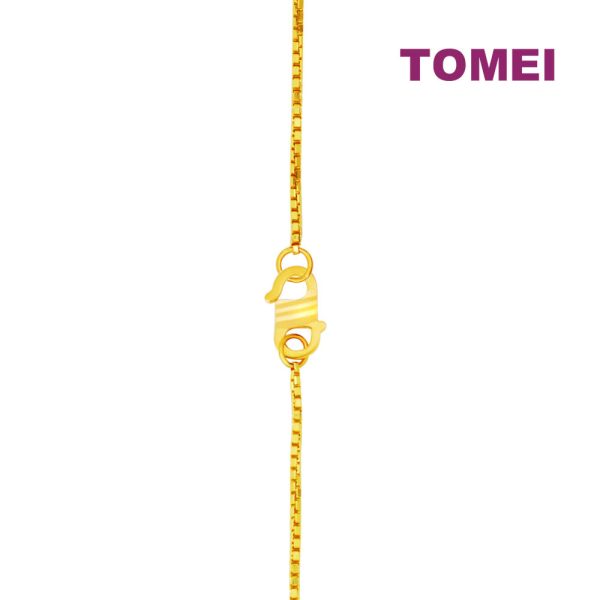 TOMEI Tri-Tone Beads Bracelet, Yellow Gold 916 Discount