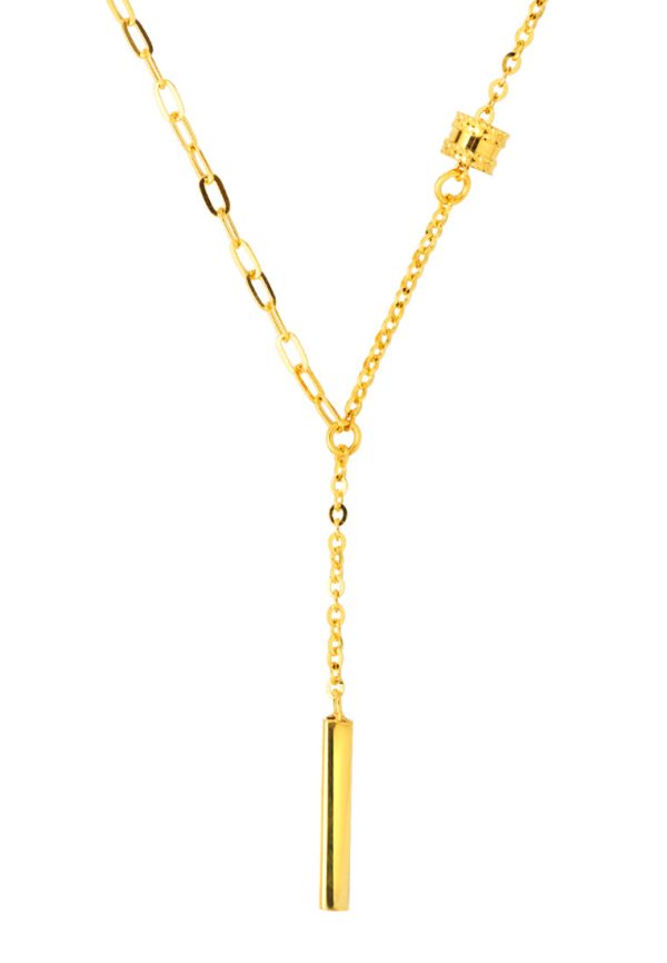 TOMEI Stick Necklace, Yellow Gold 999 (5D) Hot on Sale