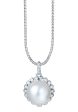 TOMEI Pearl Pendant, White Gold 750 Discount