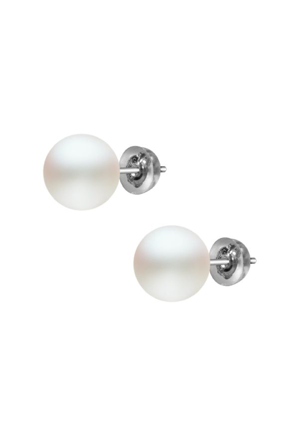 TOMEI Pearlfect Love Pearl Earrings, White Gold 585 (E1813P) Hot on Sale