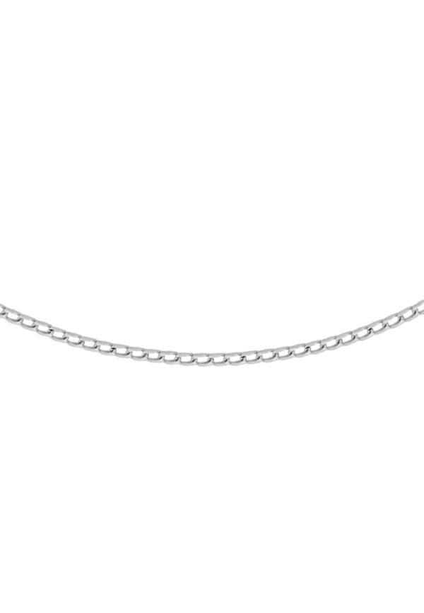 TOMEI Buckle Necklace, White Gold 375 Fashion